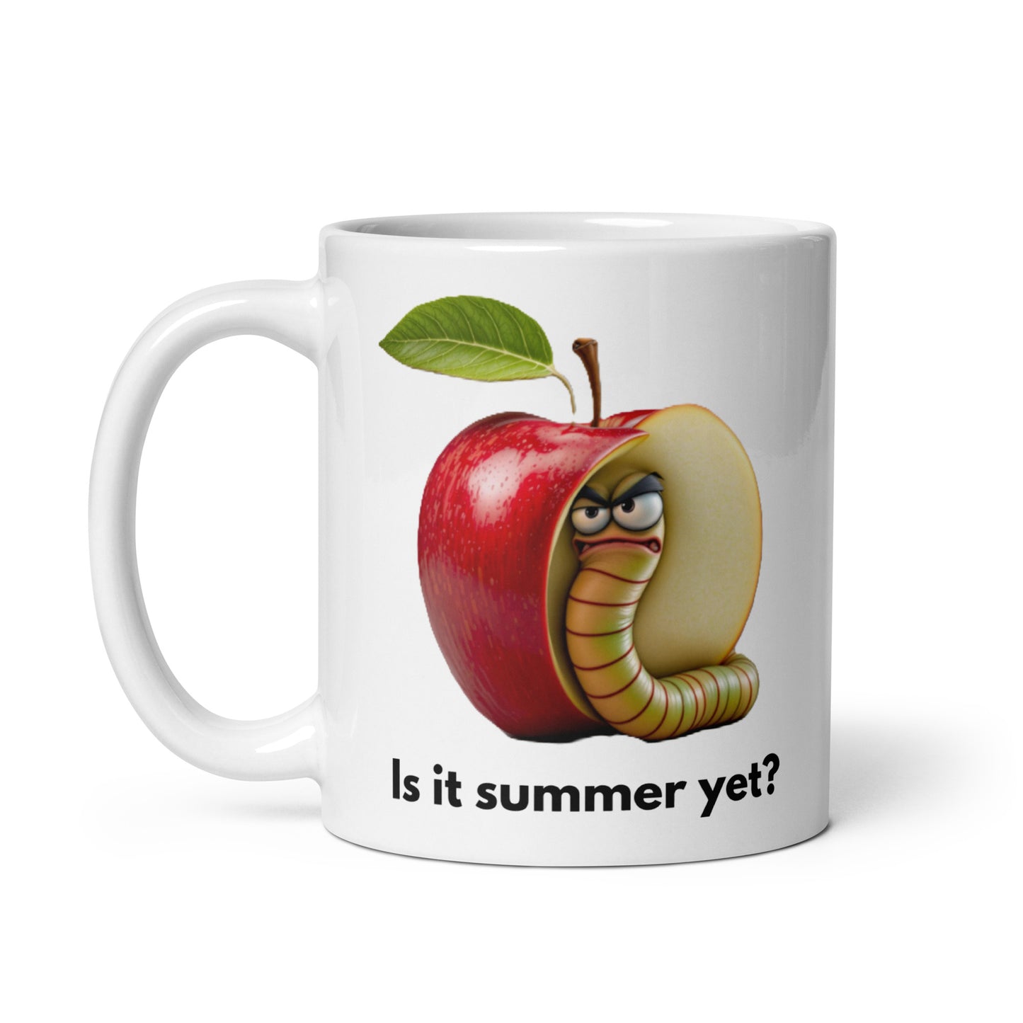 Is It Summer Yet? Angry Worm Ceramic Mug (11oz)