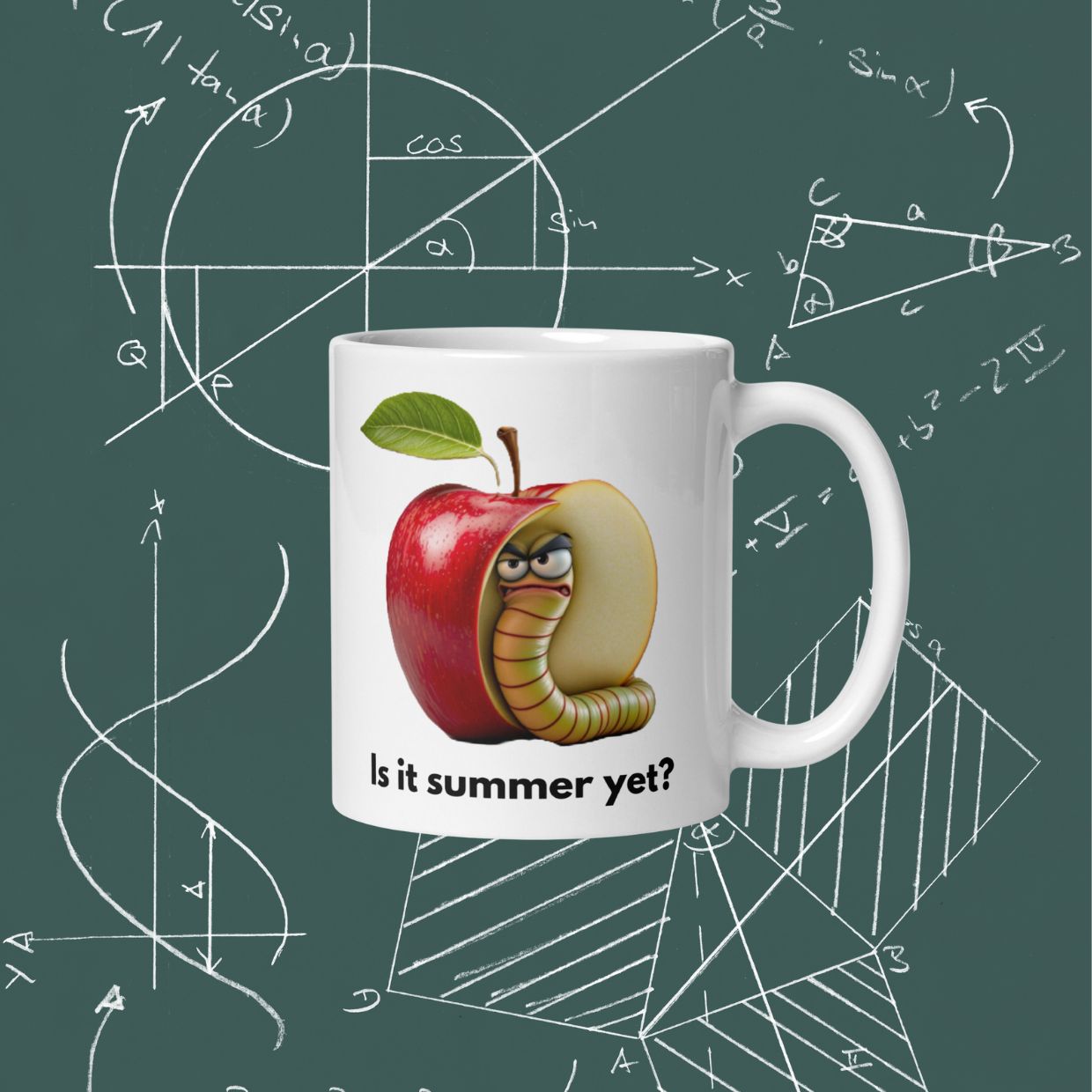 Is It Summer Yet? Angry Worm Ceramic Mug (11oz)