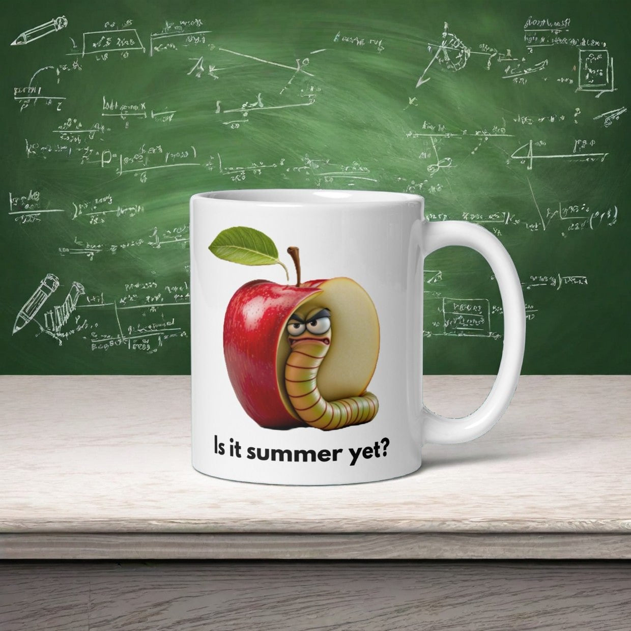 Is It Summer Yet? Angry Worm Ceramic Mug (11oz)