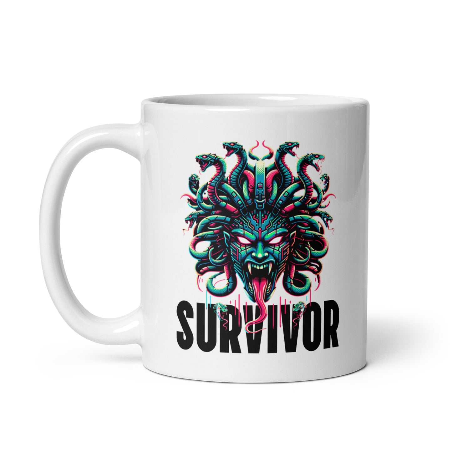 Cyber Medusa Survivor Ceramic Mug (11oz)