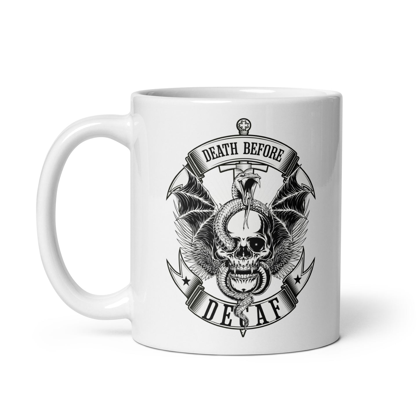 Death Before Decaf Ceramic Mug (11oz)