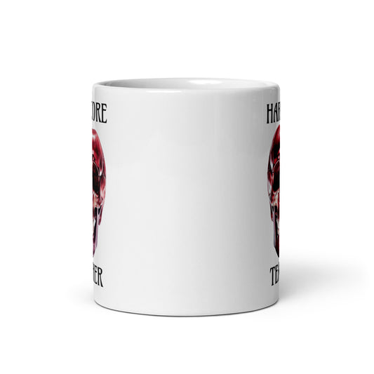 Hardcore Teacher Apple Skull Ceramic Mug (11oz)