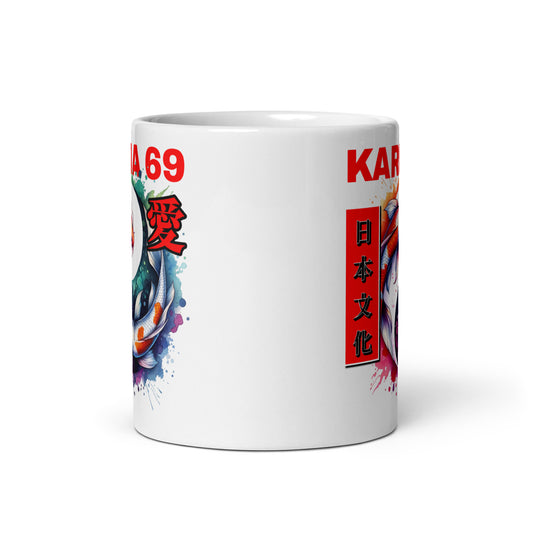Karma 69 Japanese Koi Ceramic Mug (11oz)