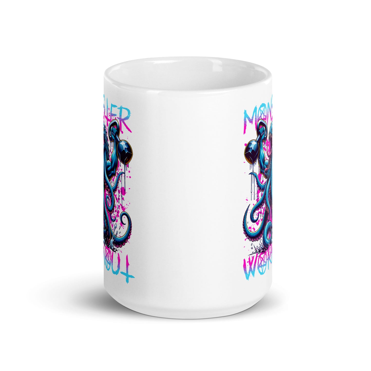 Monster Workout Ceramic Mug (15oz)