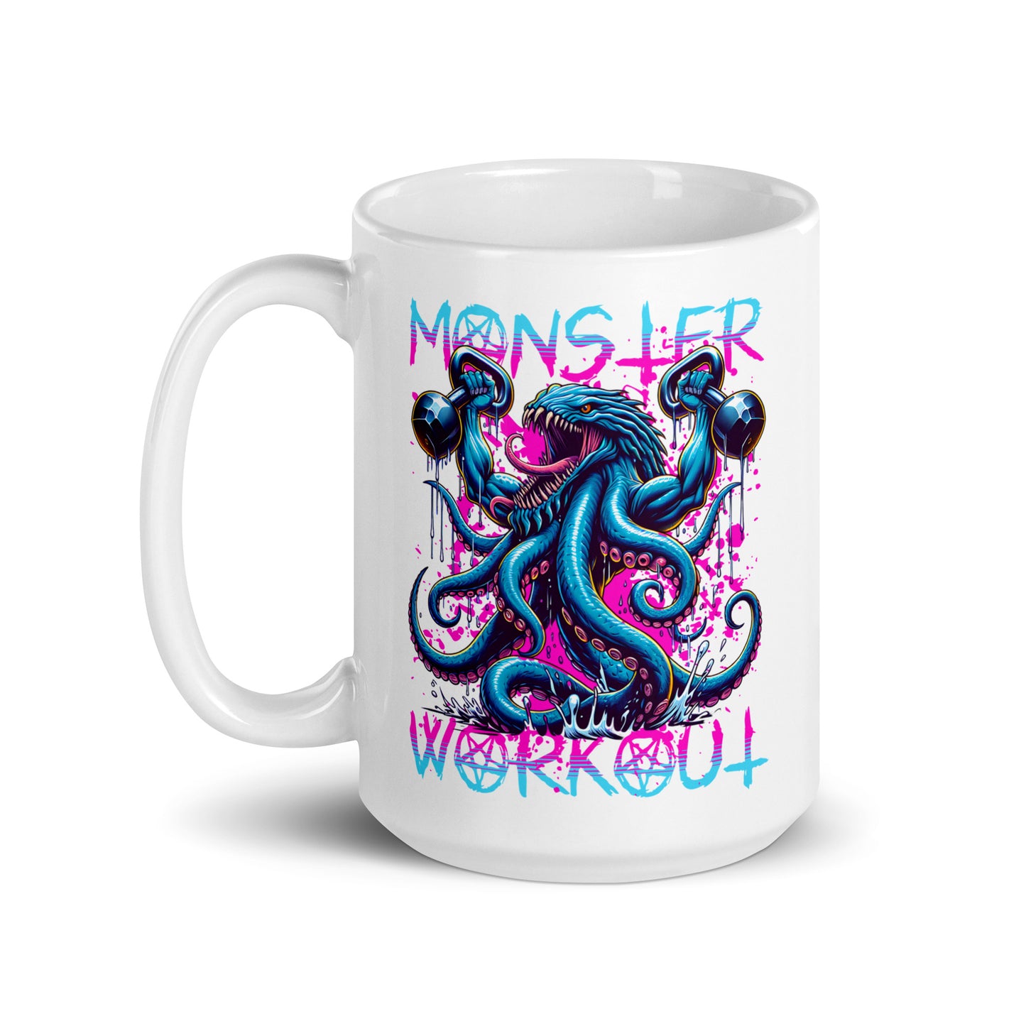Monster Workout Ceramic Mug (15oz)