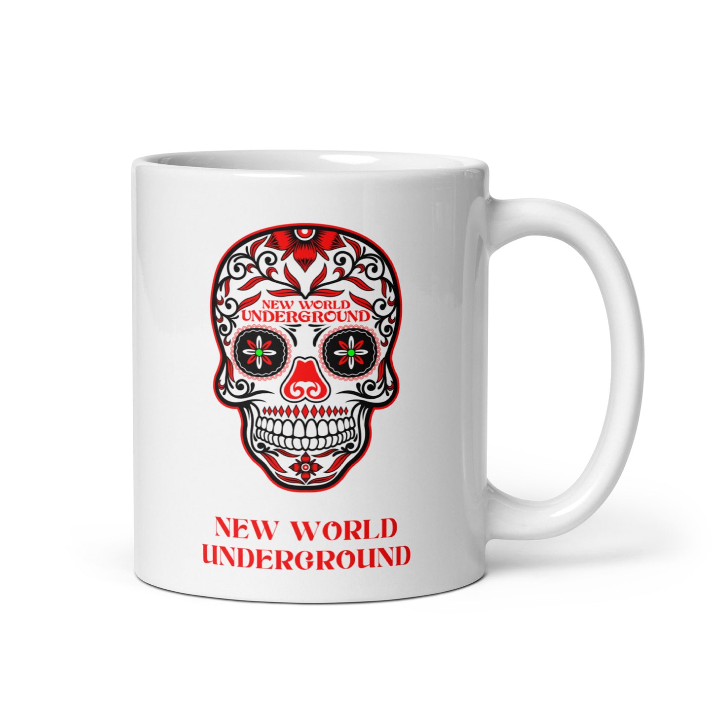 New World Underground Sugar Skull Ceramic Mug (11oz)